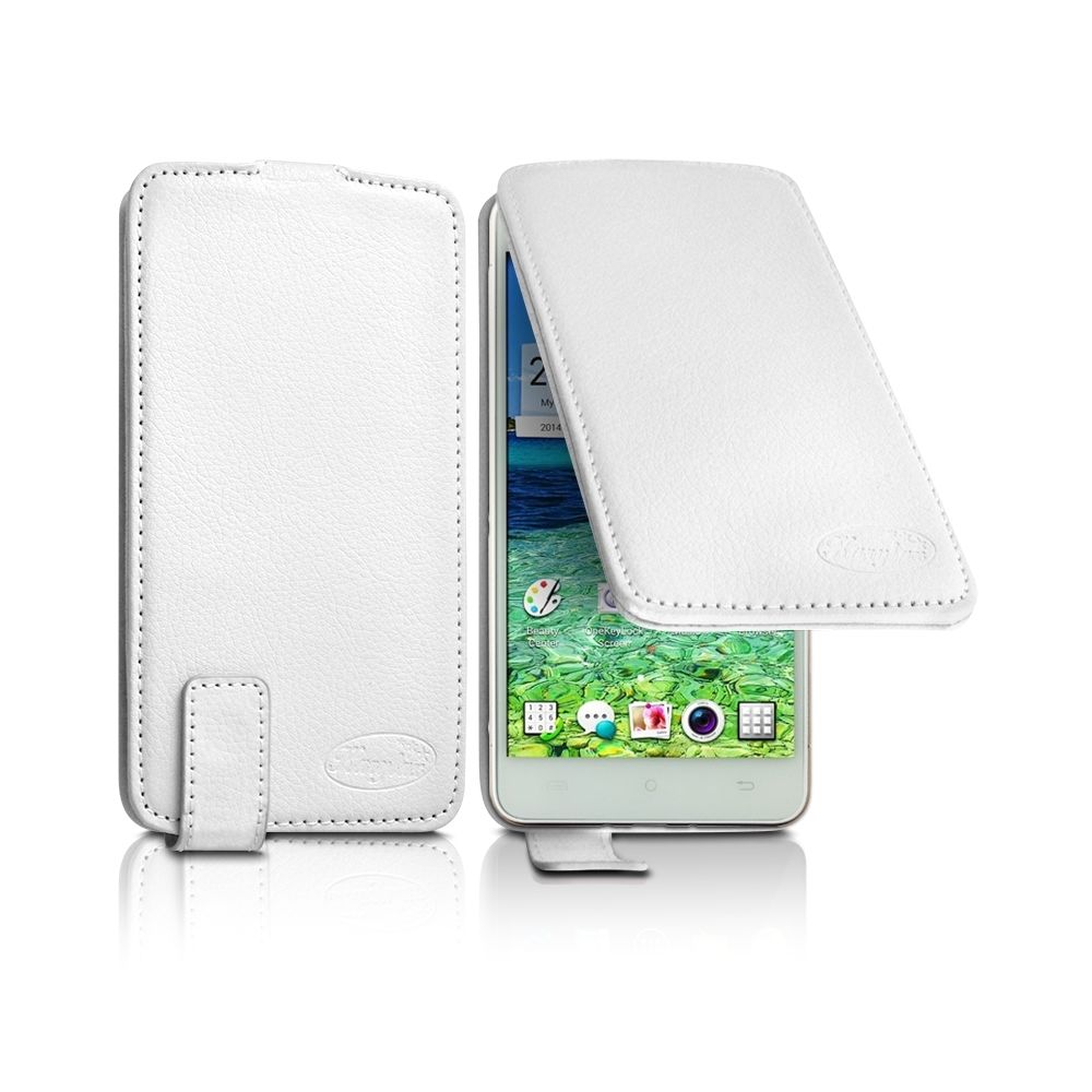 Karylax - Housse Etui Clapet Couleur blanc Universel S pour Danew Konnect 500 - Autres accessoires smartphone