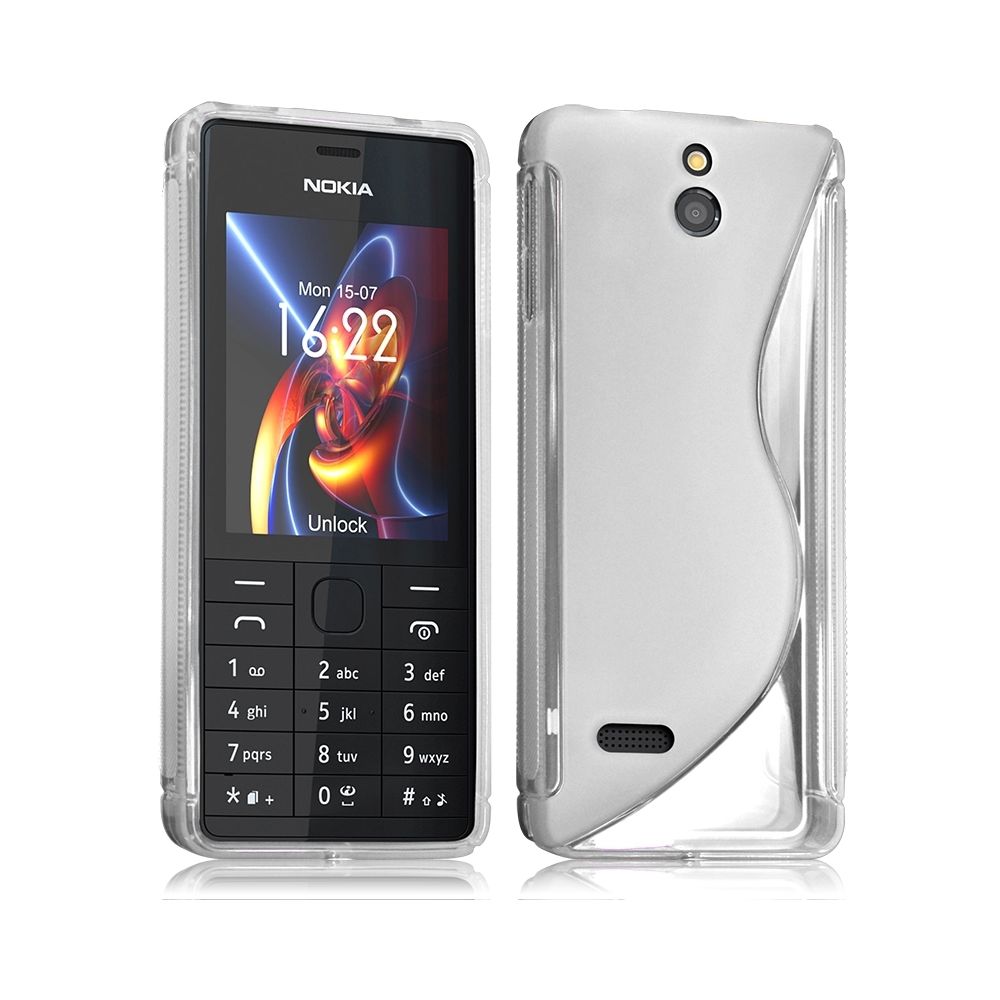 Karylax - Housse Etui Coque S-Line Style Translucide pour Nokia 515 + Film de Protection - Autres accessoires smartphone