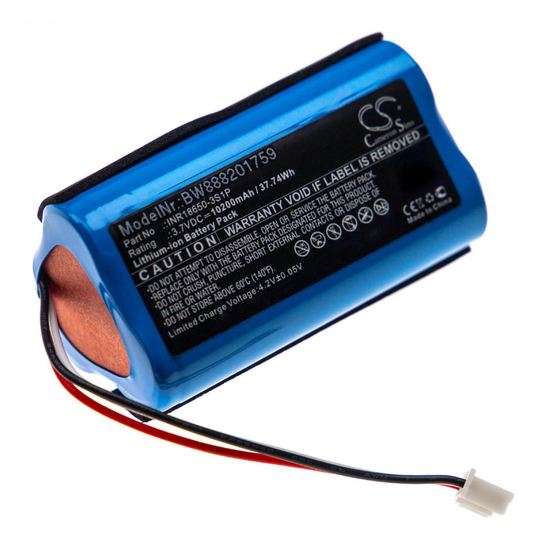 Vhbw - vhbw batterie compatible avec Altec Lansing IMW789, IMW789-BLG, LifeJacket, LifeJacket XL haut-parleurs, enceintes (10200mAh, 3,7V, Li-ion) - Batteries électroniques