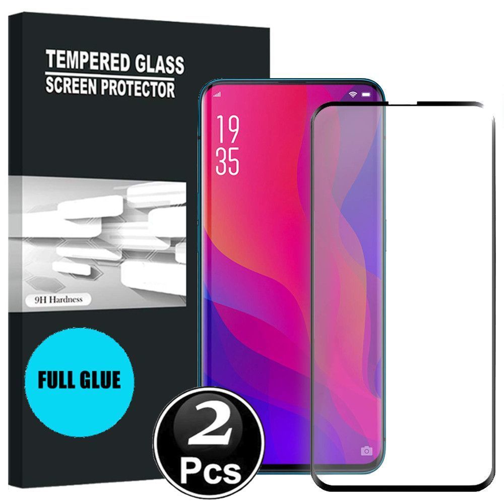 marque generique - Oppo Find X Vitre protection d'ecran en verre trempé incassable protection integrale Full 3D Tempered Glass FULL GLUE - [X2-Noir] - Autres accessoires smartphone