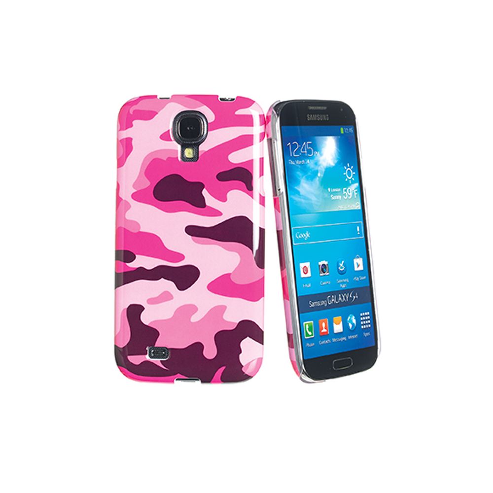 Muvit - Coque arrière camouflage rose Samsung Galaxy S4 i9500 - Coque, étui smartphone