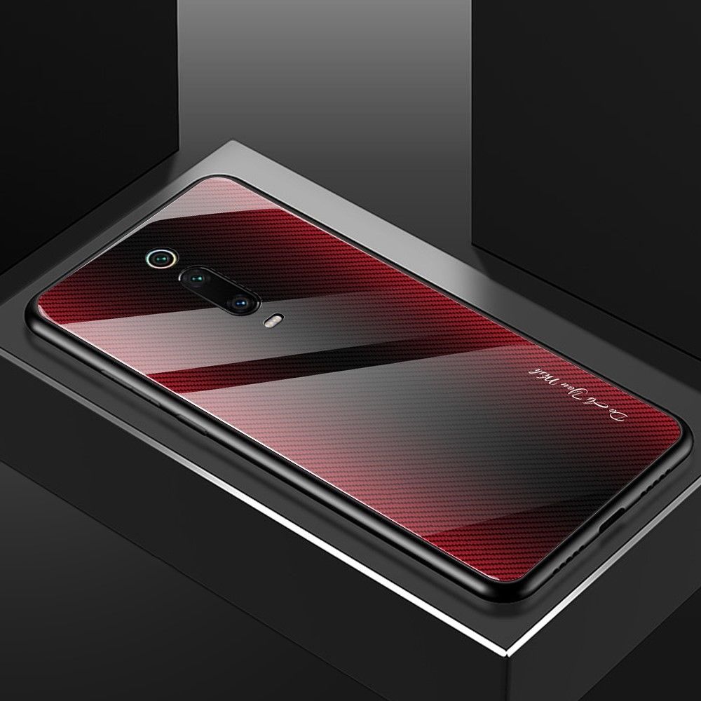 marque generique - Coque en TPU bord dégradé souple rouge pour votre Xiaomi Redmi K20/Mi 9T/K20 Pro/Mi 9T Pro - Coque, étui smartphone