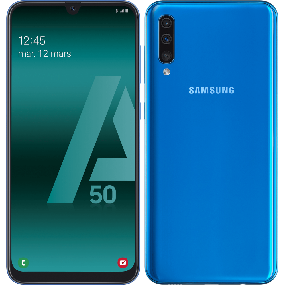 Samsung - Galaxy A50 - 128 Go - Bleu - Smartphone Android