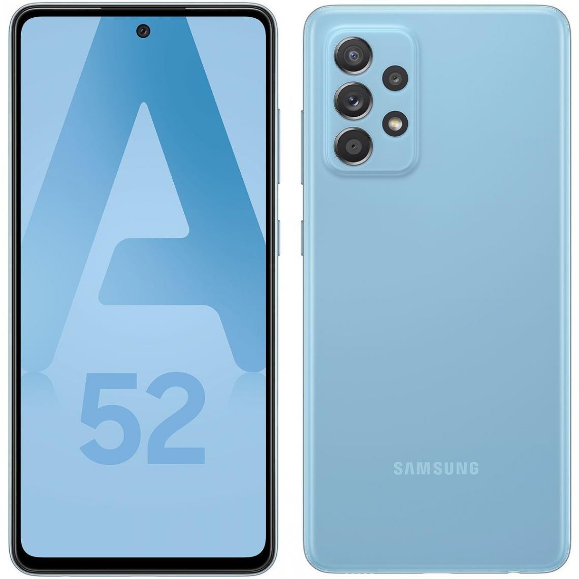 Samsung - Galaxy A52 5G - 128 Go - Bleu - Smartphone Android