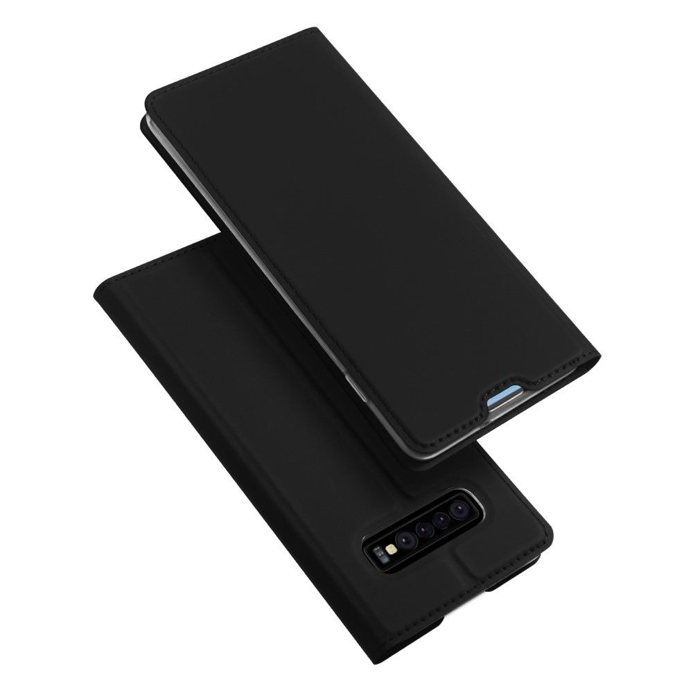 marque generique - Etui en PU avec support coloré noire pour Samsung Galaxy S10 Plus - Autres accessoires smartphone