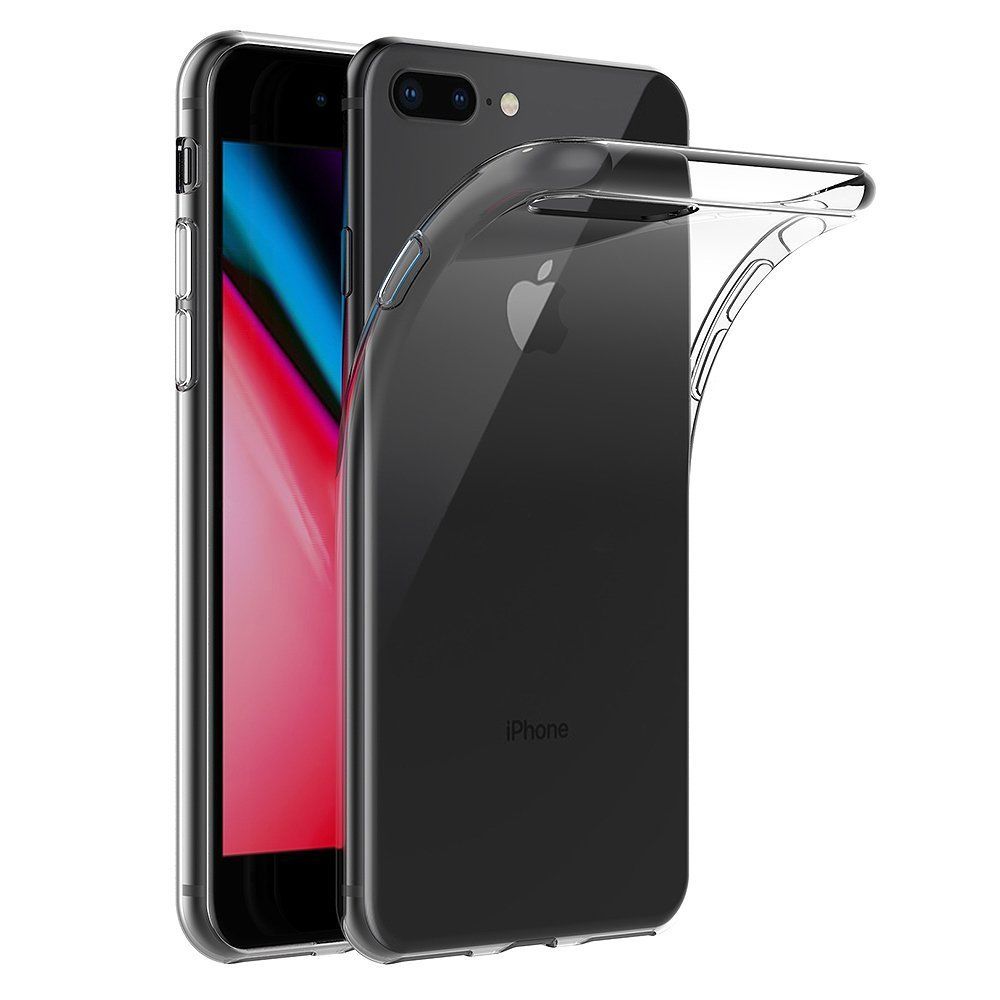 Phonillico - Coque Gel TPU Transparent pour Apple iPhone 8 PLUS [Phonillico®] - Coque, étui smartphone