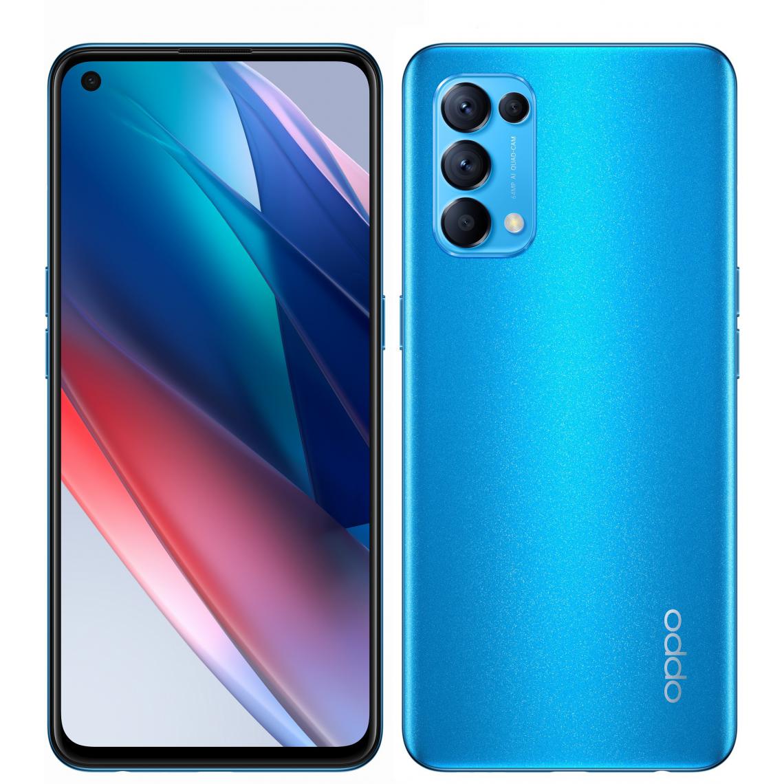 Oppo - Find X3 Lite 5G - 128 Go - Bleu - Smartphone Android