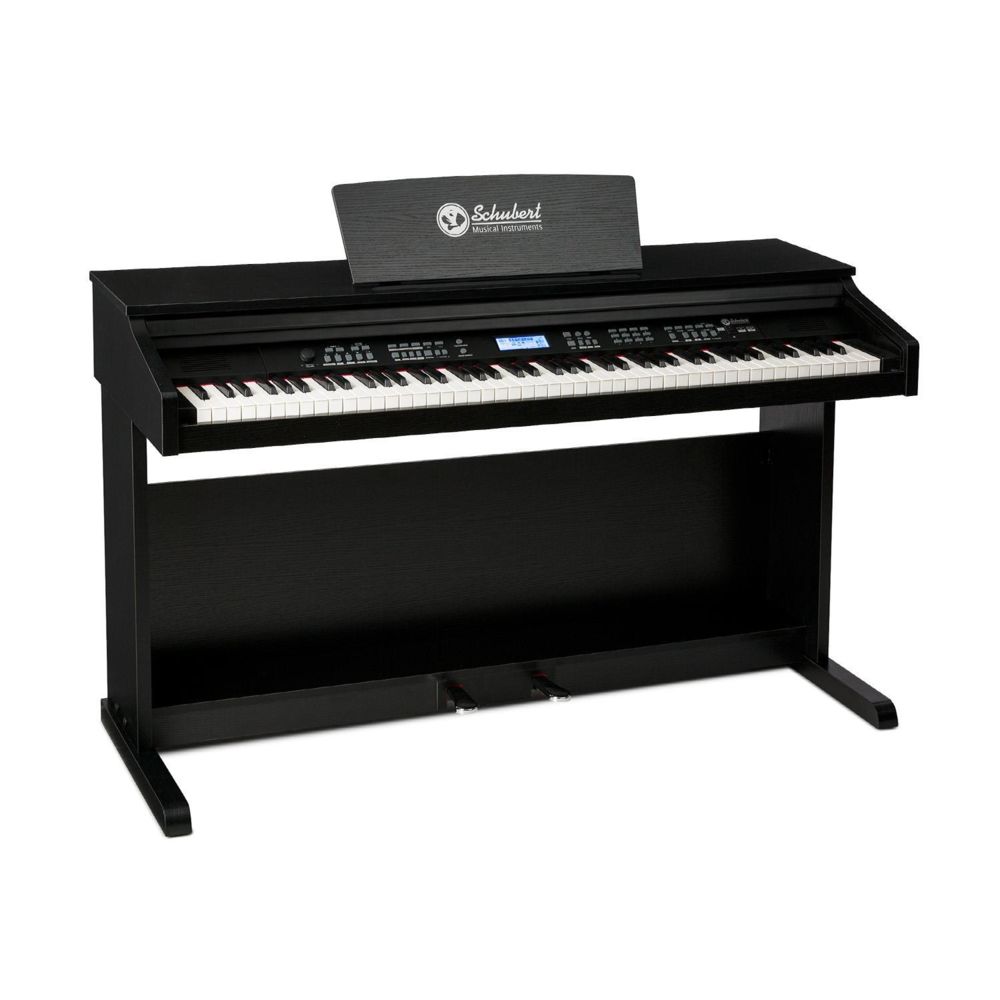 Schubert - Schubert Subi88 MKII Clavier musical ideal pour débutants - 88 touches / 360 sons MID 160 / rythmes - USB MIDI LINE OUT - noir - Claviers arrangeurs