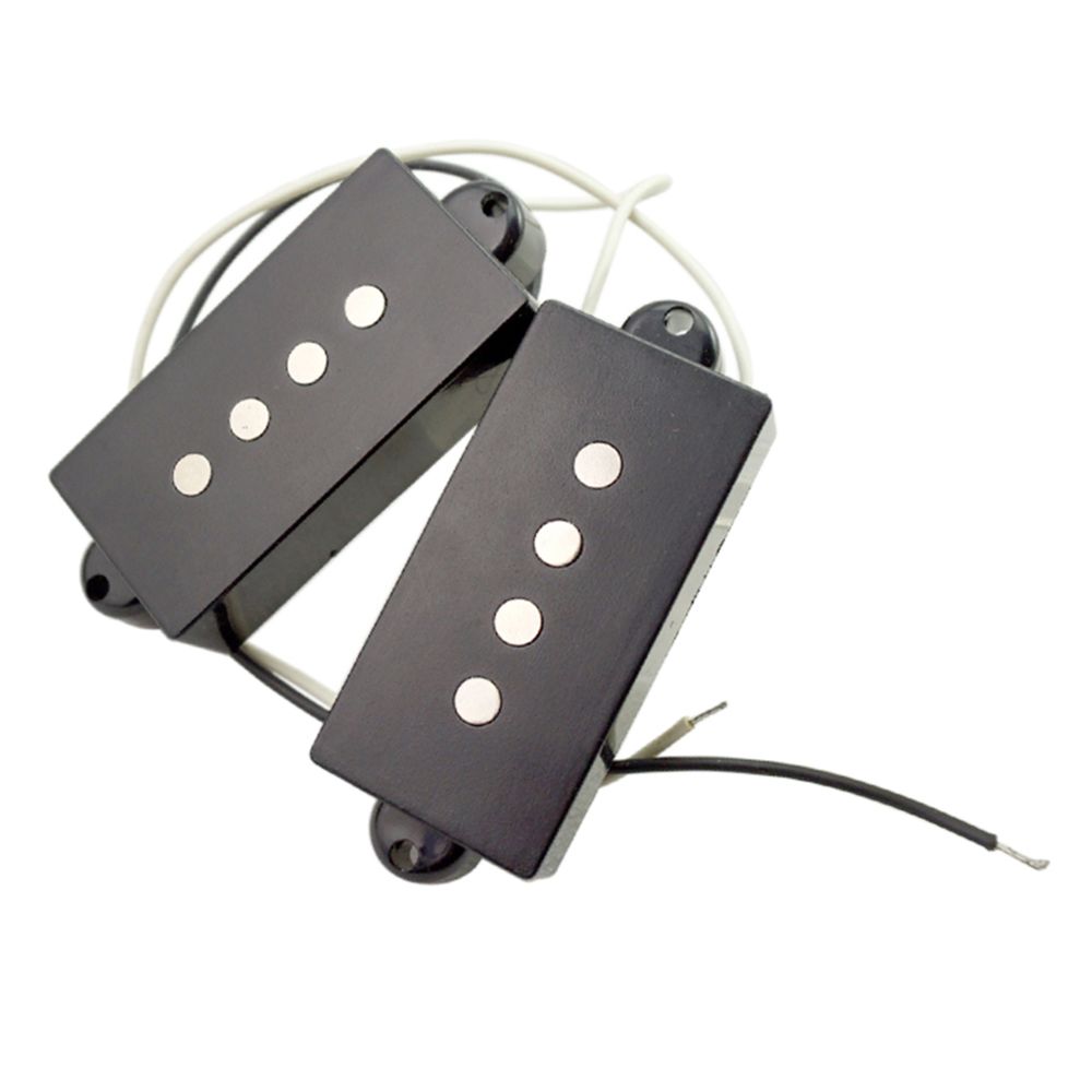 marque generique - basse électrique humbucker ouvert pont micro manche pour 4 cordes pb basse noir - Accessoires instruments à cordes