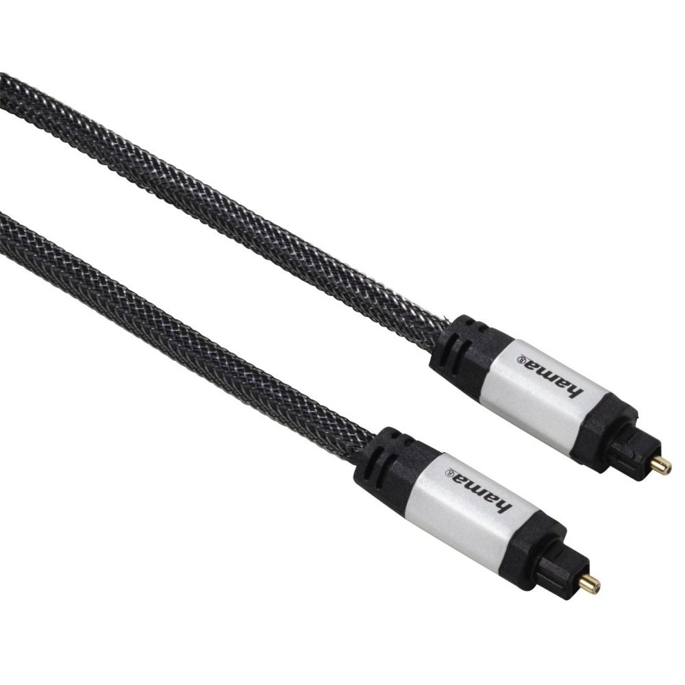 Hama - Câble audio à fibres optiques, connecteur ODT (Toslink), text., 2,0 m - accessoires cables meubles supports