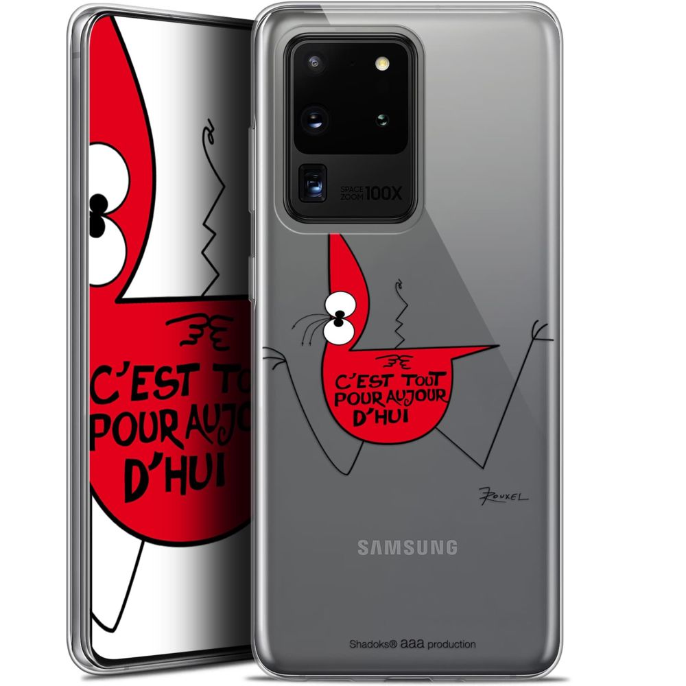 Caseink - Coque Pour Samsung Galaxy S20 Ultra (6.9 ) [Gel HD Collection Les Shadoks ? Design C'est Tout - Souple - Ultra Fin - Imprimé en France] - Coque, étui smartphone