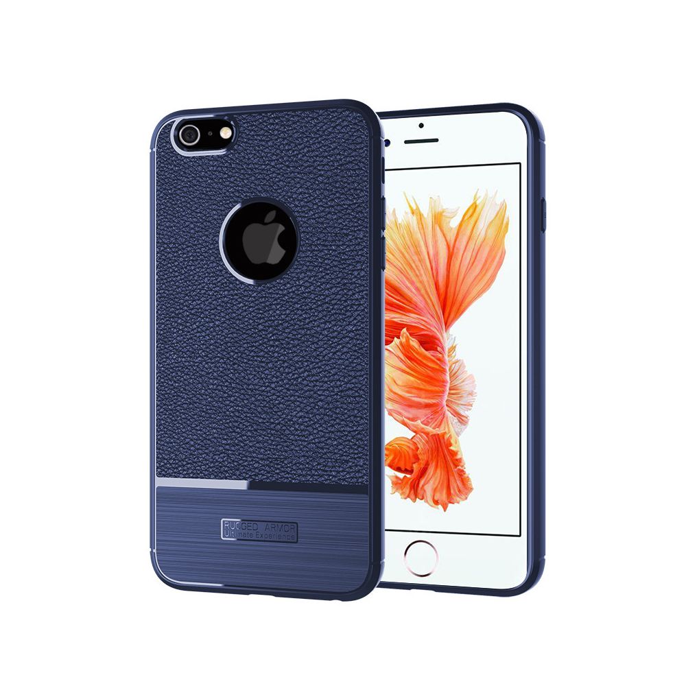 marque generique - Etui Coque de protection antichoc souple pour Apple iPhone 6S Plus - Blue - Autres accessoires smartphone
