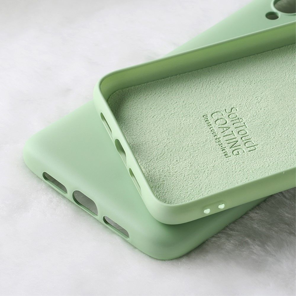 marque generique - Coque en silicone liquide anti-chutte vert pour votre Xiaomi Mi CC9/CC9 Meitu Edition - Coque, étui smartphone