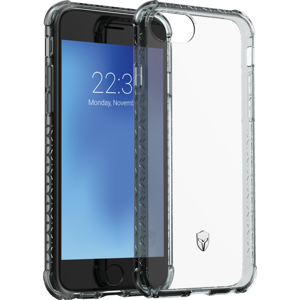 Apple - Coque Renforcée AIR Garantie à vie Contour Gris pour iPhone 6/7/8/SE20 Force Case - Autres accessoires smartphone