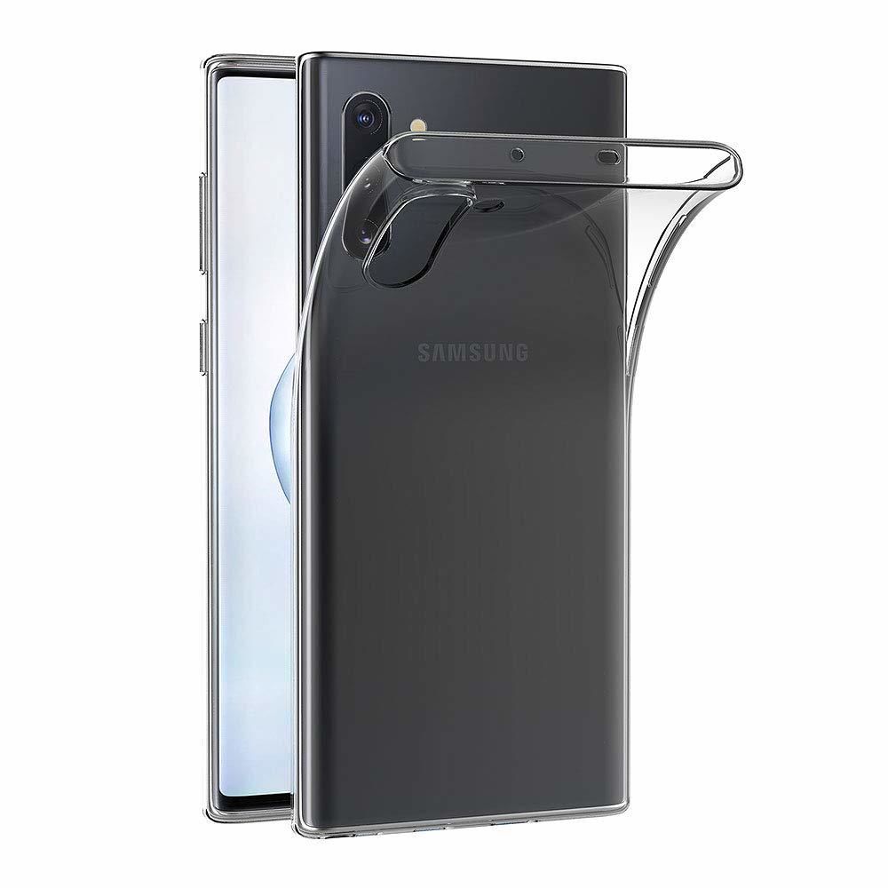 Phonillico - Coque Gel TPU Transparent pour Samsung Galaxy NOTE 10 - Protection Silicone Souple Ultra Mince [Phonillico®] - Coque, étui smartphone