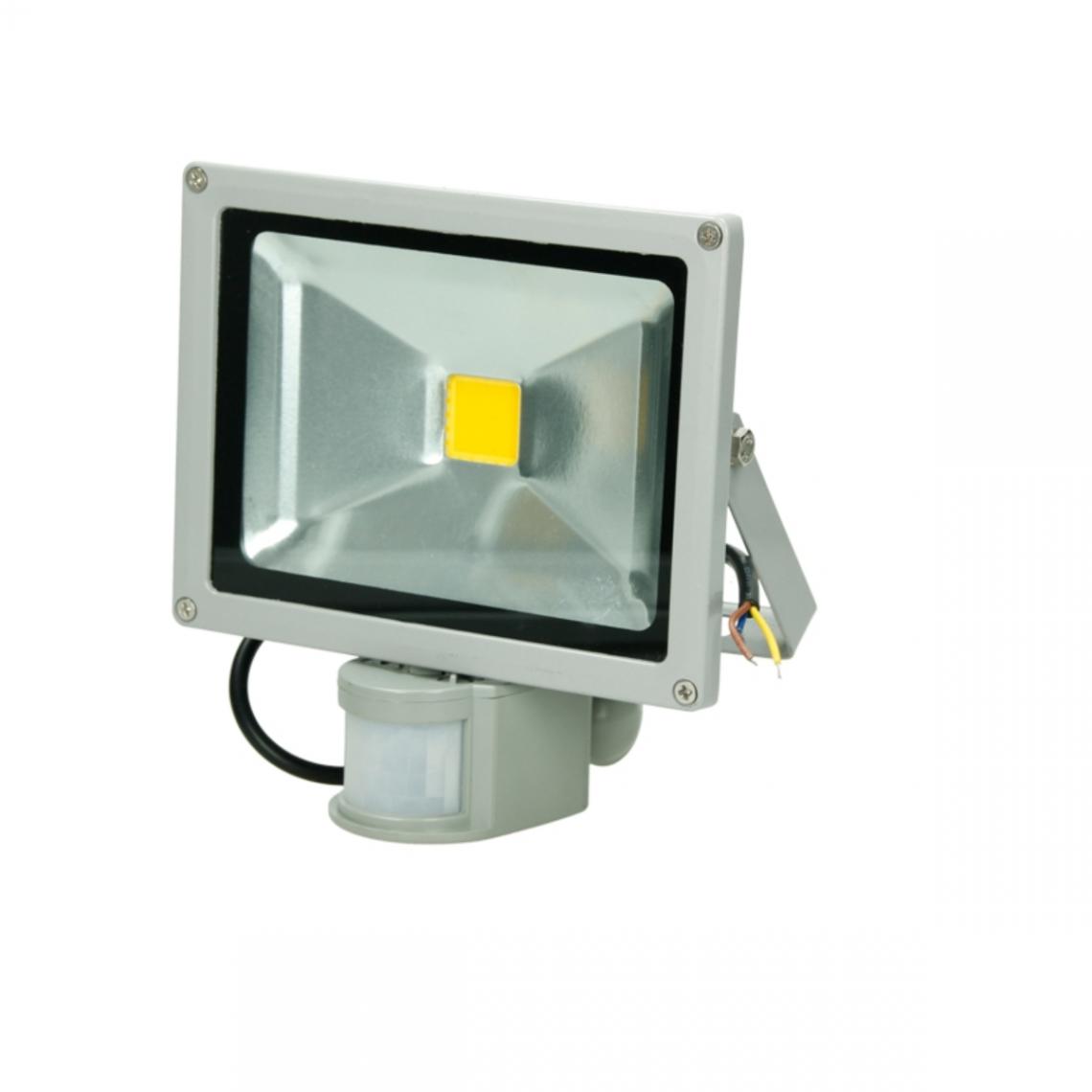 Ecd Germany - ECD Germany Projecteur LED extérieur IP65 spot lumière 20W avec capteur de mouvement - Projecteurs LED