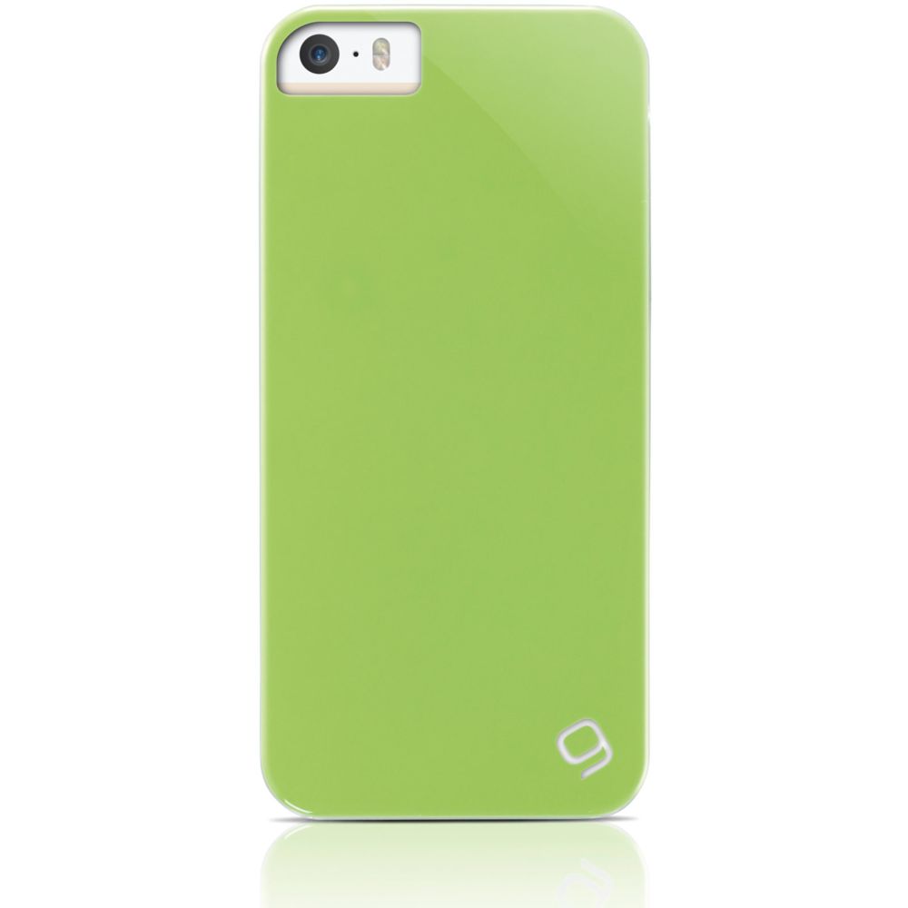 Caseink - Coque Housse Extra Fine Rigide iPhone 5 / 5S / SE Pop Colors Vert - Coque, étui smartphone