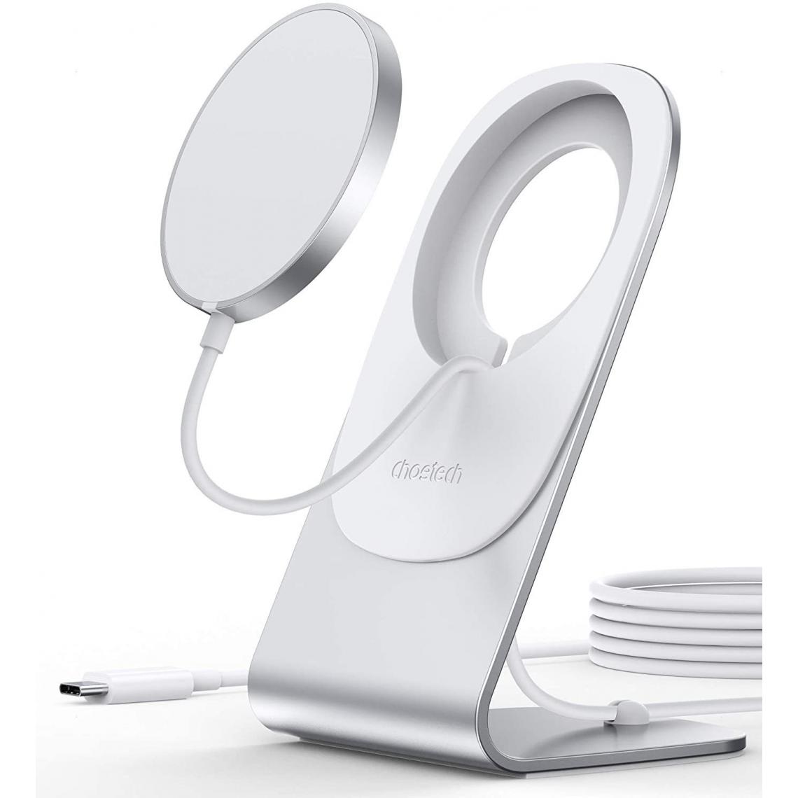 Chrono - Chargeur sans Fil Magnétique,Chargeur a Induction pour iPhone Compatible avec Mag-Safe(Blanc) - Chargeur secteur téléphone