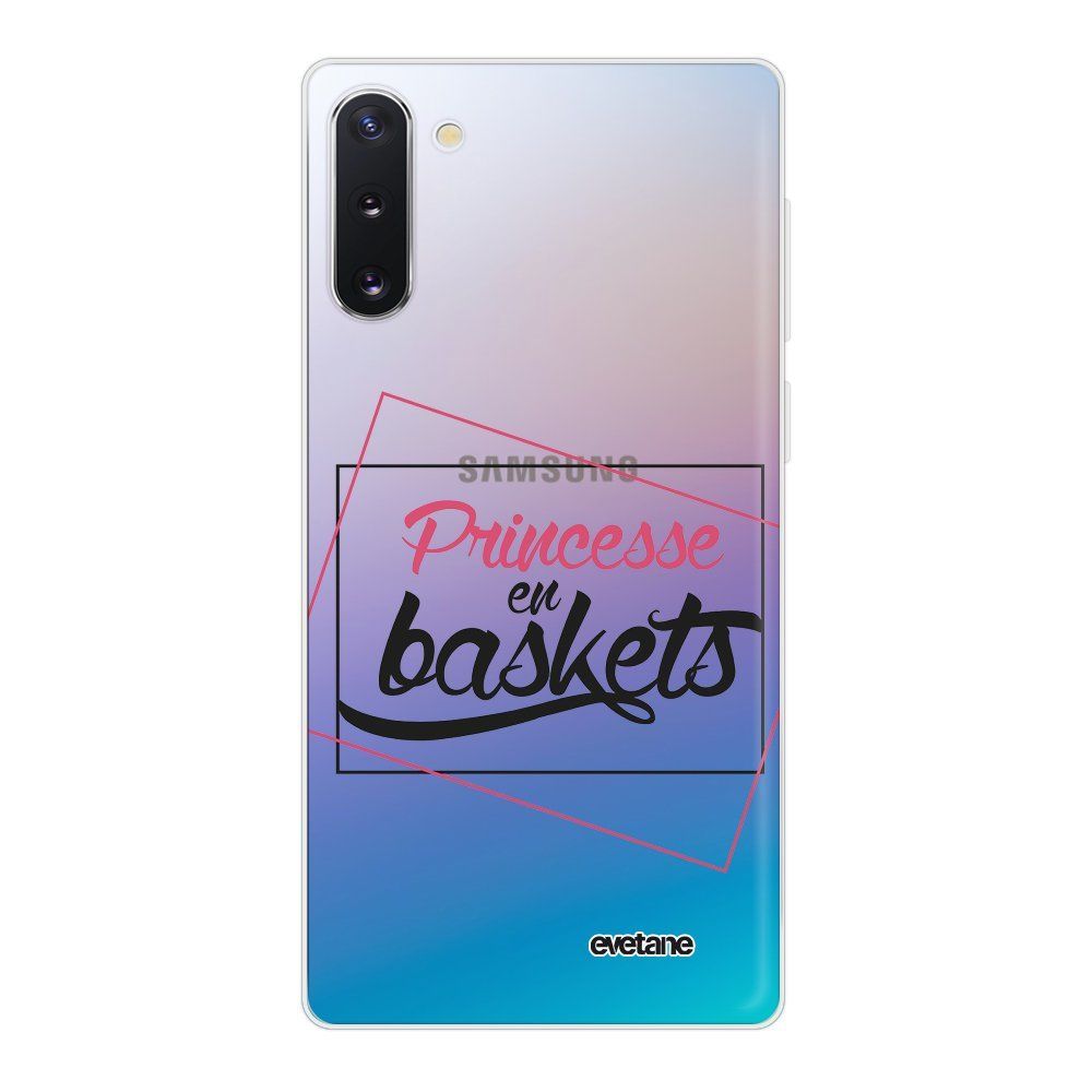 Evetane - Coque Samsung Galaxy Note 10 360 intégrale transparente Princesse En Baskets Ecriture Tendance Design Evetane. - Coque, étui smartphone
