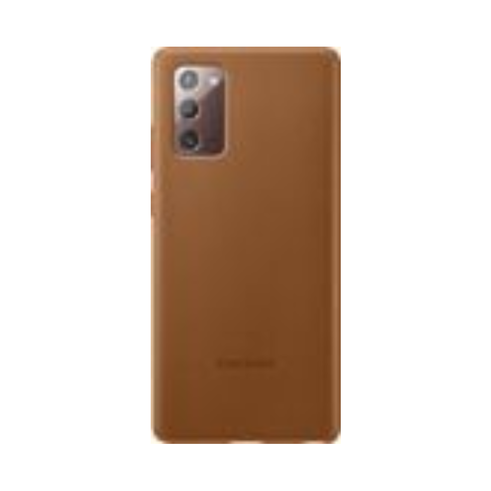Samsung - Coque en cuir pour Galaxy Note 20 - Marron - Coque, étui smartphone