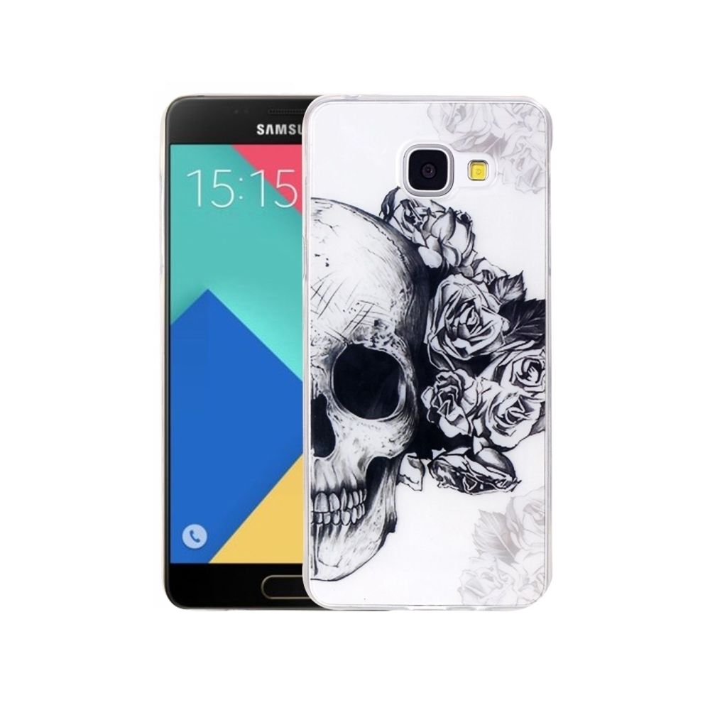 Wewoo - Coque pour Samsung Galaxy A5 2016 / A510 Skull Pattern IMD fabrication souple TPU étui de protection - Coque, étui smartphone