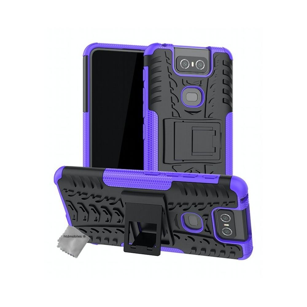 Htdmobiles - Housse etui coque rigide anti choc pour Asus Zenfone 6 ZS630KL + film ecran - MAUVE - Autres accessoires smartphone