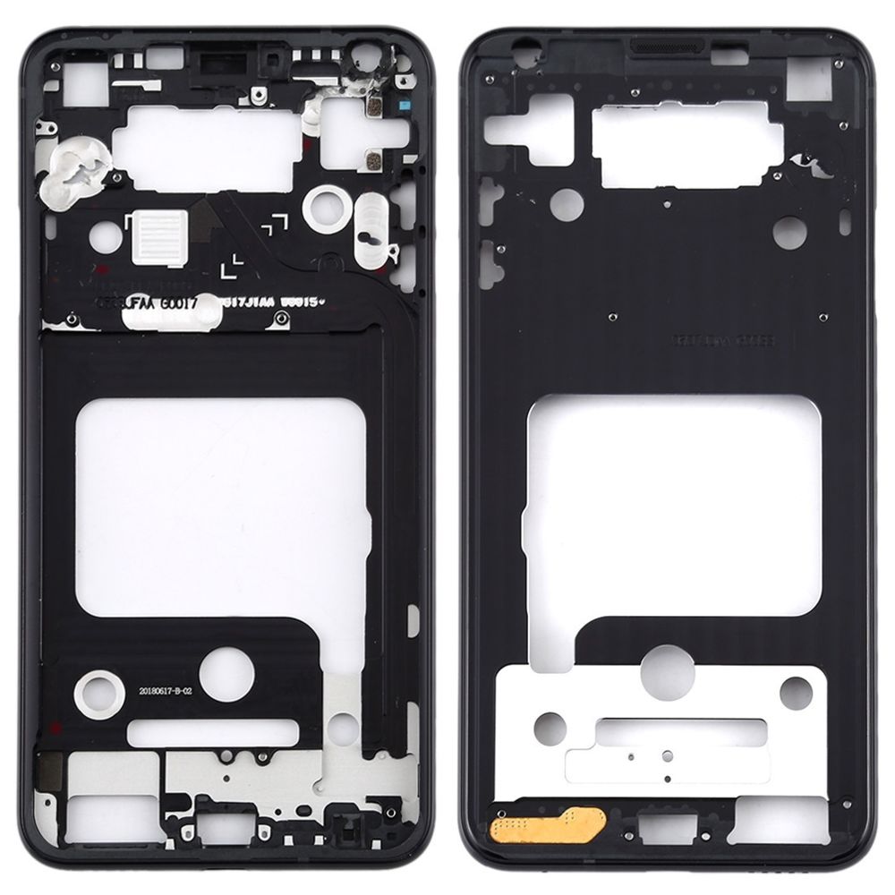 Wewoo - Plaque de cadre LCD de boîtier avant pour LG V35 ThinQ Noir - Autres accessoires smartphone