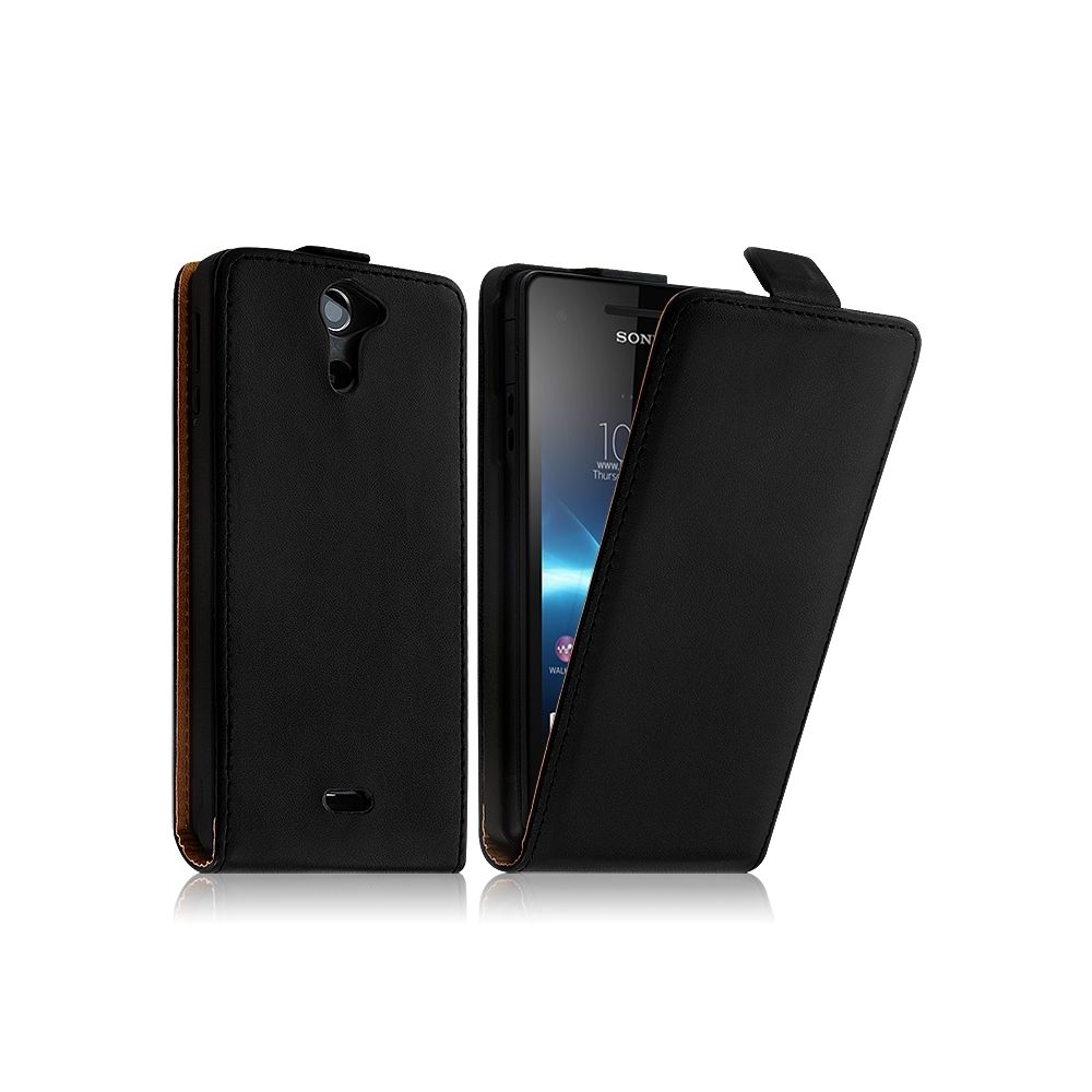 Karylax - Housse Coque Etui pour Sony Xperia V Couleur Noir - Autres accessoires smartphone
