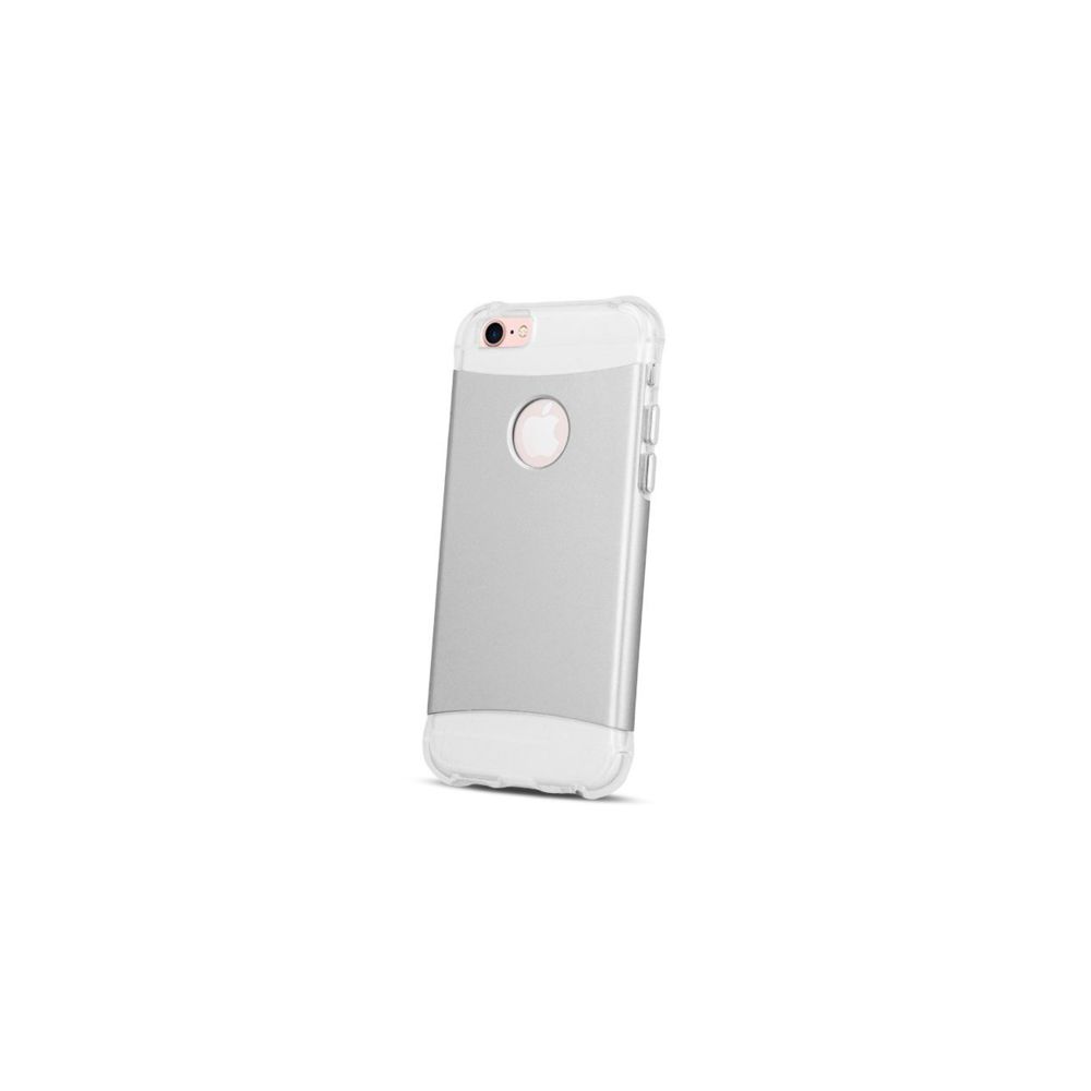Evetane - Coque Duo transparente en silicone pour iPhone 7 - Argent - Coque, étui smartphone