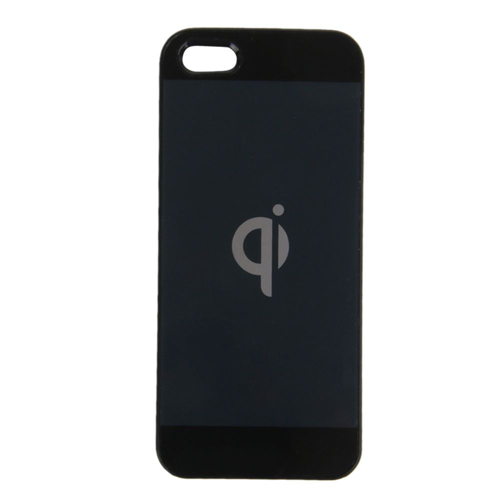 marque generique - Sans Fil Noire Charge Cas De Couverture Arrière Récepteur Pour IPhone 5 5s - Chargeur secteur téléphone