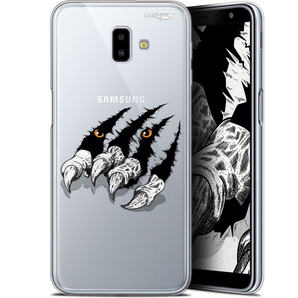 Caseink - Coque arrière Samsung Galaxy J6 Plus J6+ (6.4 ) Gel HD [ Nouvelle Collection - Souple - Antichoc - Imprimé en France] Les Griffes - Coque, étui smartphone