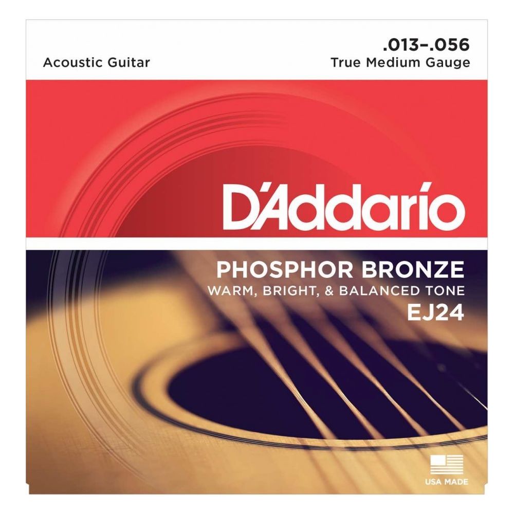 D'Addario - D'addario True Medium EJ24 13-56 - Jeu de Cordes guitare acoustique - Accessoires instruments à cordes