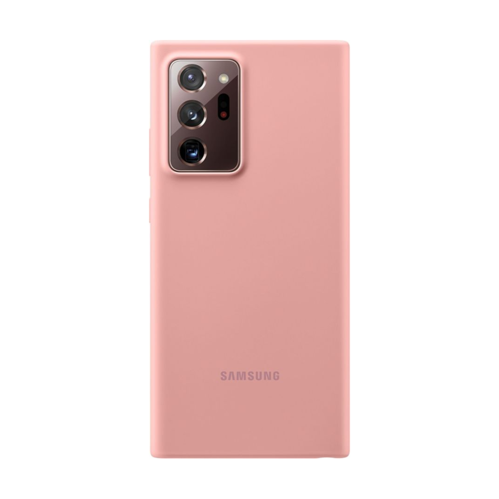 Samsung - Coque en silicone pour Samsung Galaxy Note20 Ultra 5G - Mystic Bronze - Coque, étui smartphone