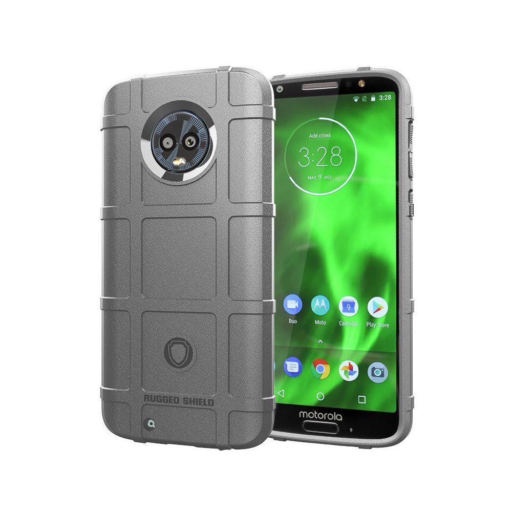 marque generique - Etui Coque de protection durable anti choc pour Moto G6 - Gris - Autres accessoires smartphone