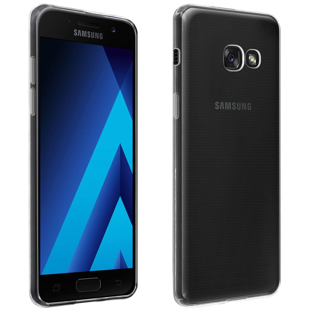 Avizar - Coque Samsung Galaxy A3 2017 Protection Silicone Souple Ultra-Fin Transparent - Coque, étui smartphone
