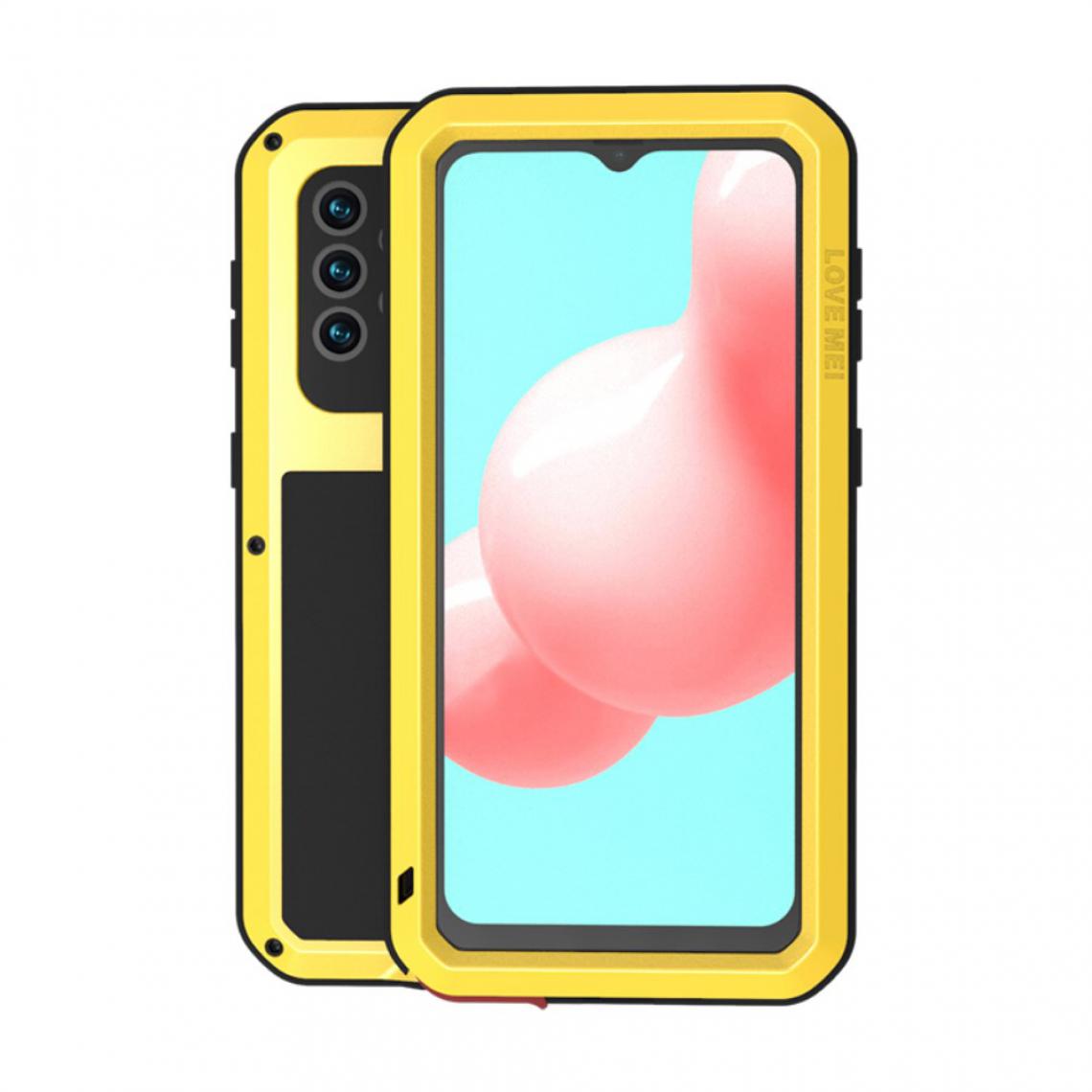 Other - Coque en silicone + métal Antichoc Antichute Antipoussière Puissant jaune pour votre Samsung Galaxy A32 5G - Coque, étui smartphone