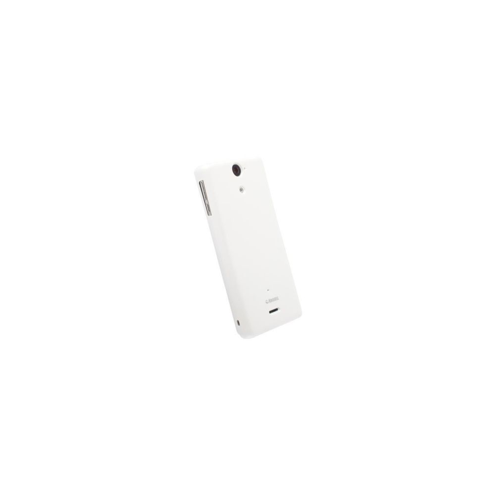 Krussel - Coque Krussel ColorCover Sony Xperia V blanc metal - Coque, étui smartphone