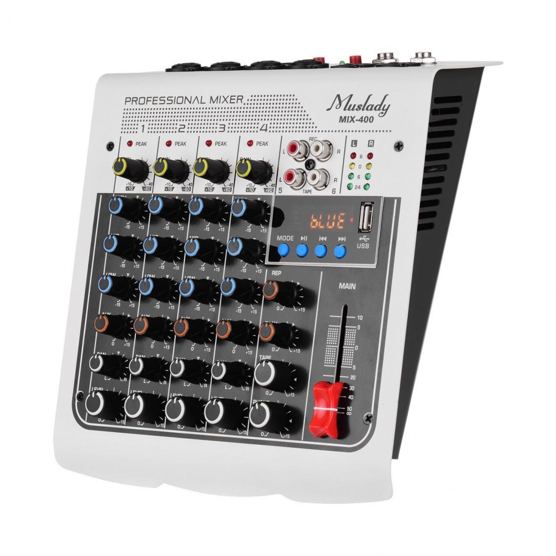 Justgreenbox - Console de mixage audio 6 canaux - T3654657587253 - Tables de mixage