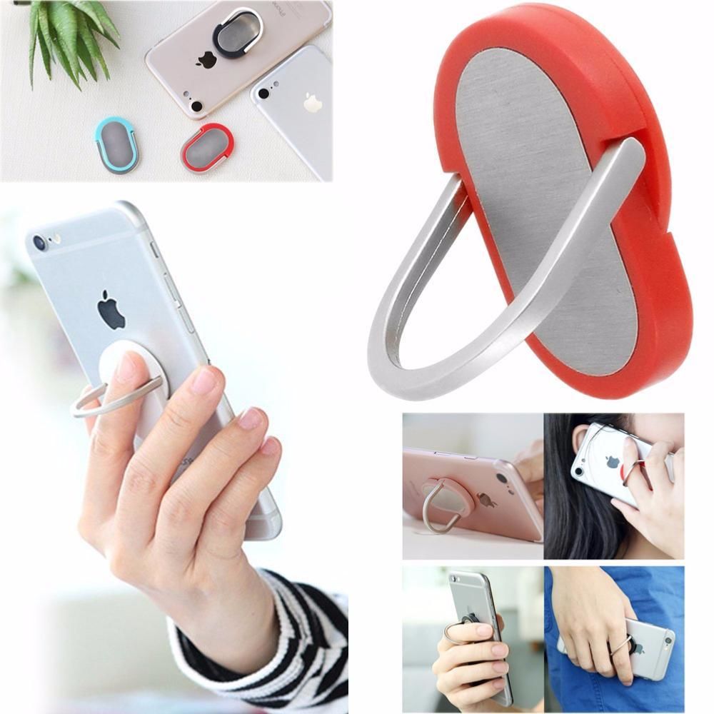 Inexstart - Mini Support Universel Tous Smartphones Magnétique 360 Ring Rouge Anneau Doigt - Autres accessoires smartphone