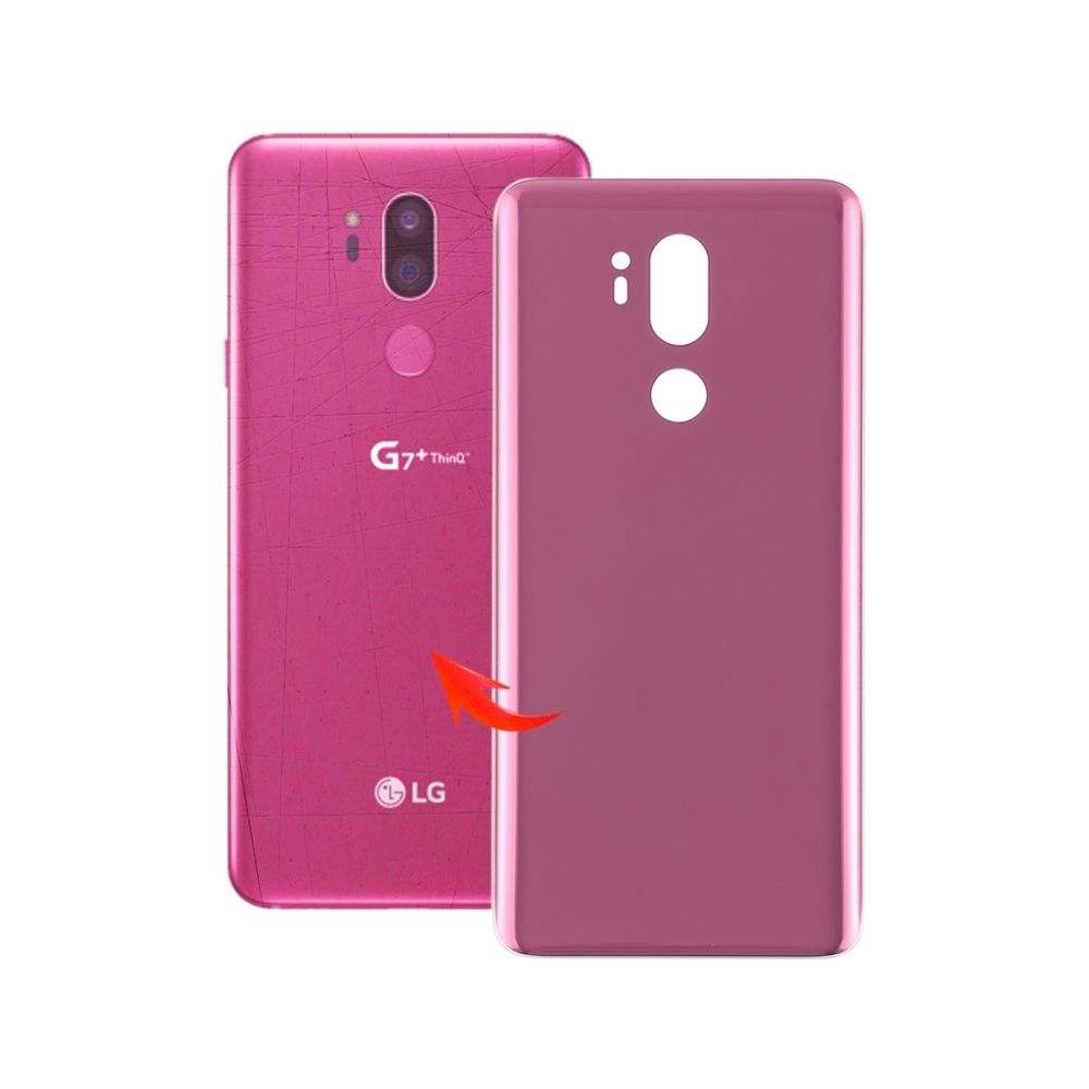 Wewoo - Coque arrière Arrière pour LG G7 ThinQ Rouge - Autres accessoires smartphone