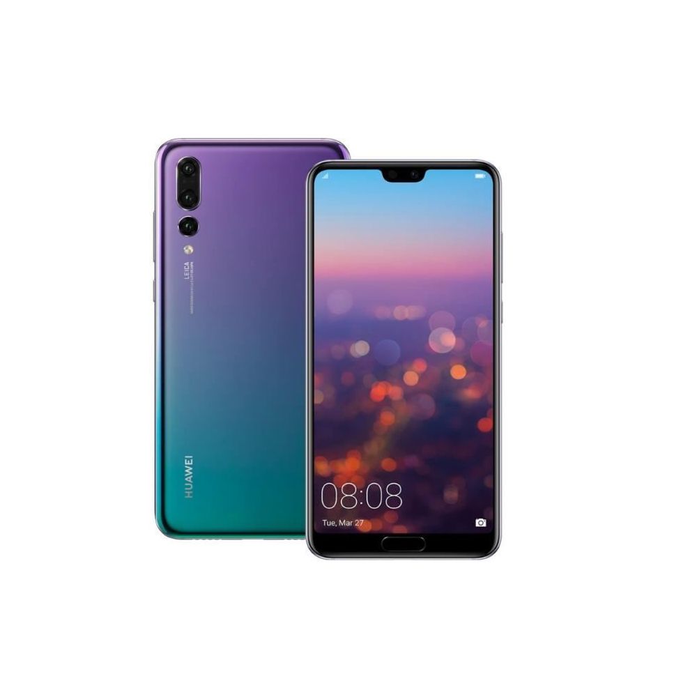 Huawei - HUAWEI P20 Pro CLT-L29 Dual 4G 128Go twilight(6Go) - Smartphone Android