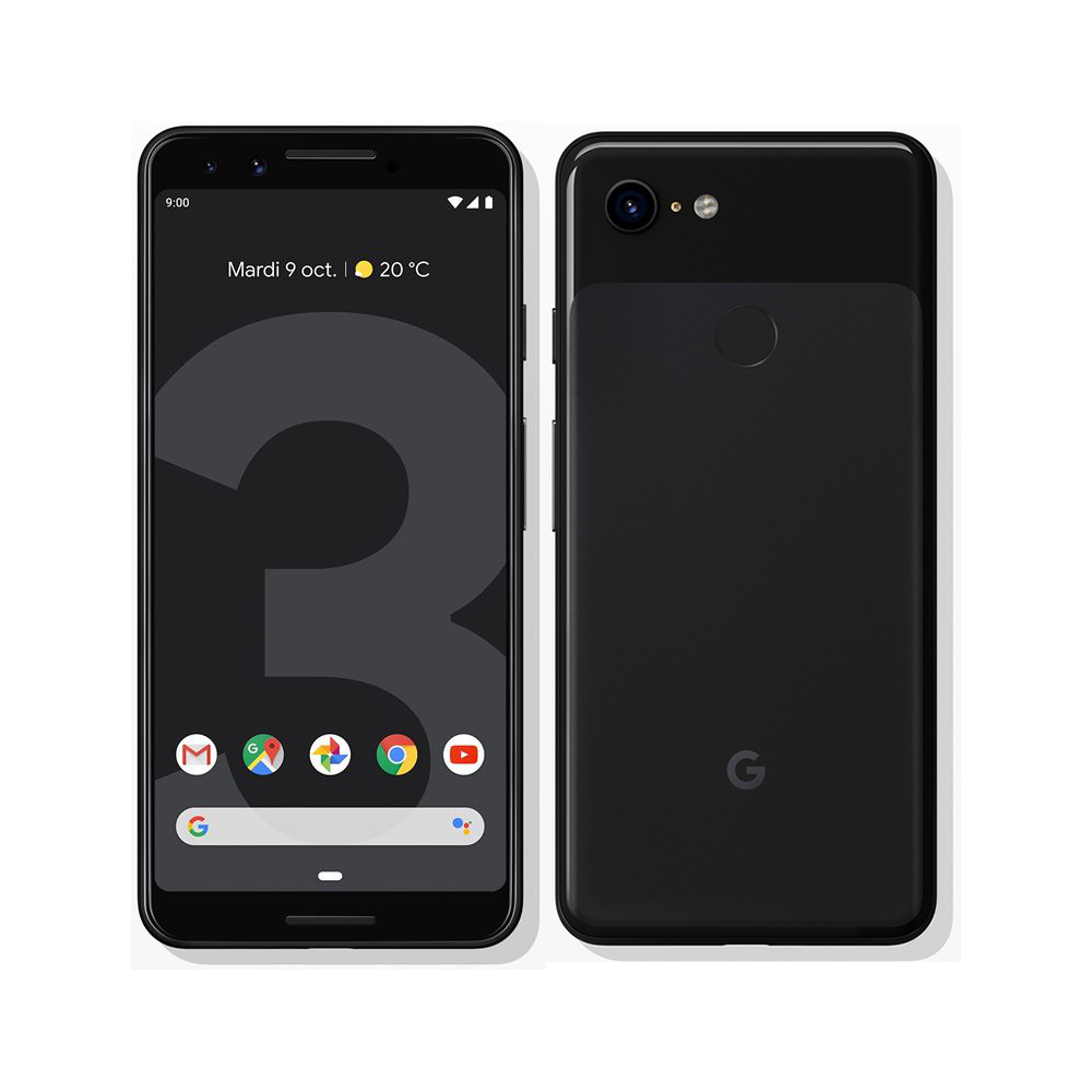 GOOGLE - Pixel 3 - 64 Go - Noir - Smartphone Android
