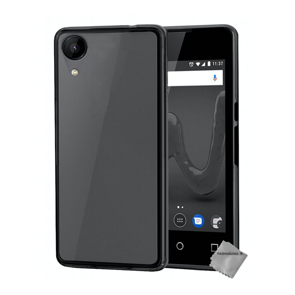 Htdmobiles - Housse etui coque pochette silicone gel fine pour Wiko Sunny 2 + verre trempe - GRIS - Autres accessoires smartphone