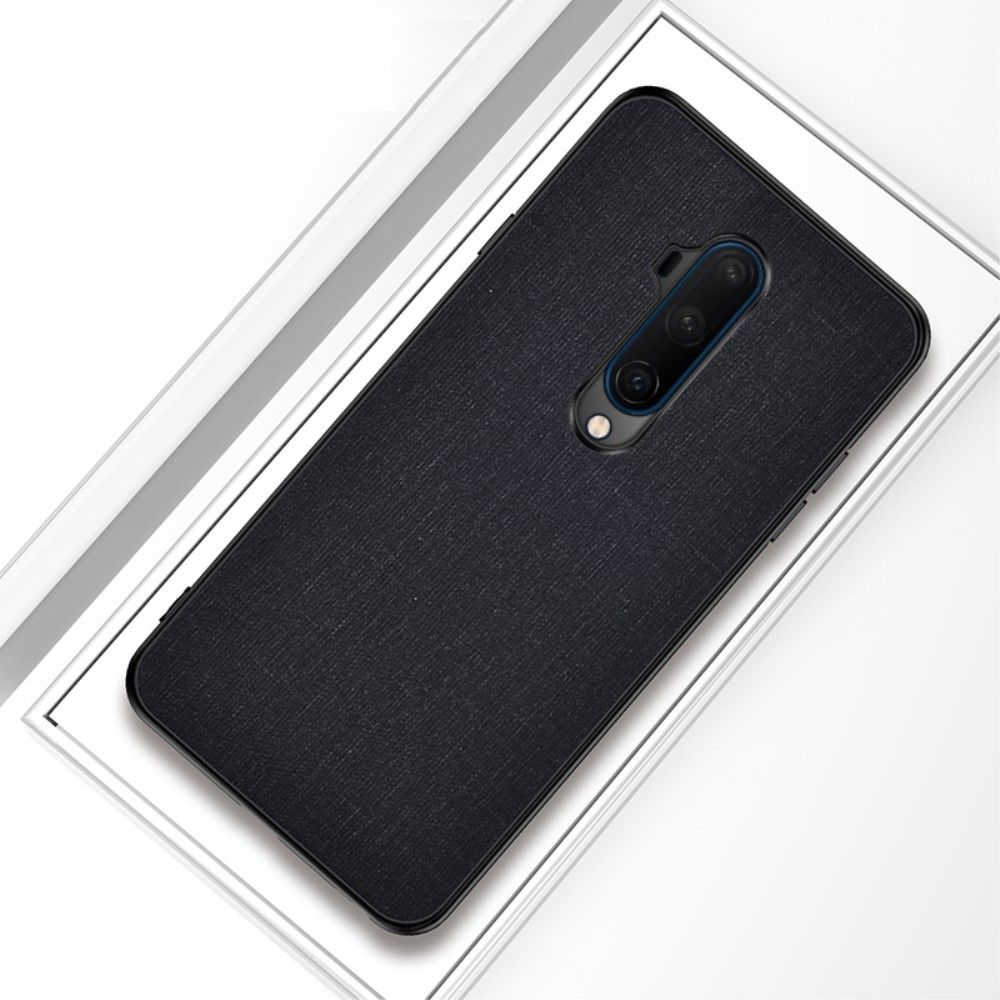 marque generique - Coque en TPU combo en tissu noir pour votre OnePlus 7T Pro - Coque, étui smartphone