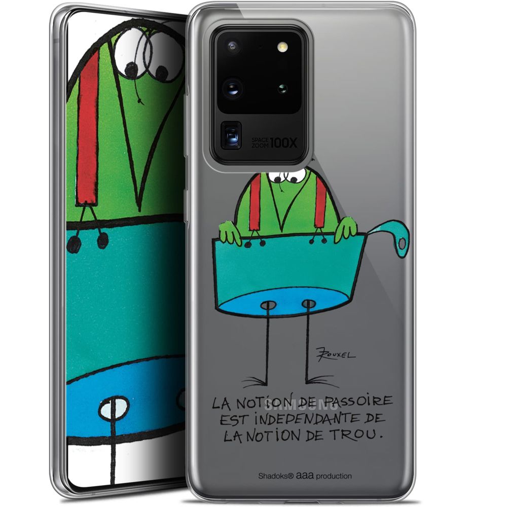 Caseink - Coque Pour Samsung Galaxy S20 Ultra (6.9 ) [Gel HD Collection Les Shadoks ? Design La Passoire - Souple - Ultra Fin - Imprimé en France] - Coque, étui smartphone