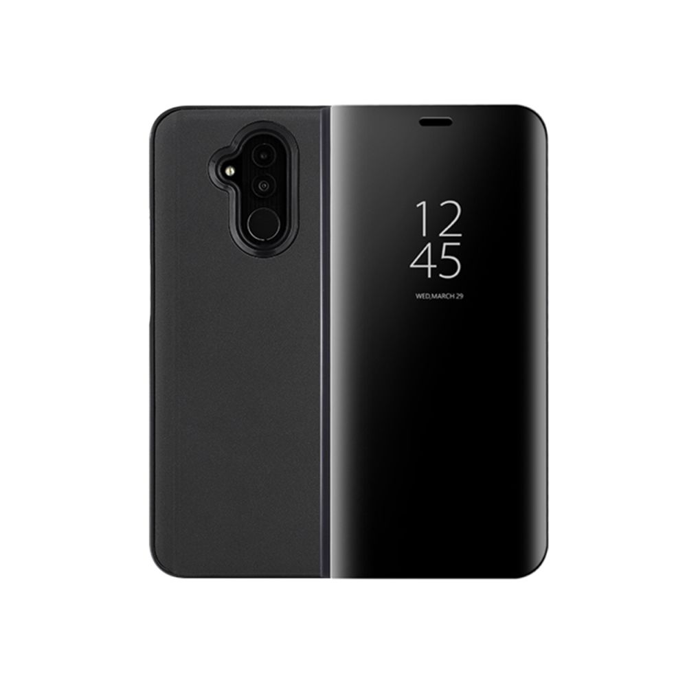Wewoo - Étui en cuir PU avec rabat horizontal Clear View pour Huawei Mate 20 Lite, avec support (Noir) - Coque, étui smartphone