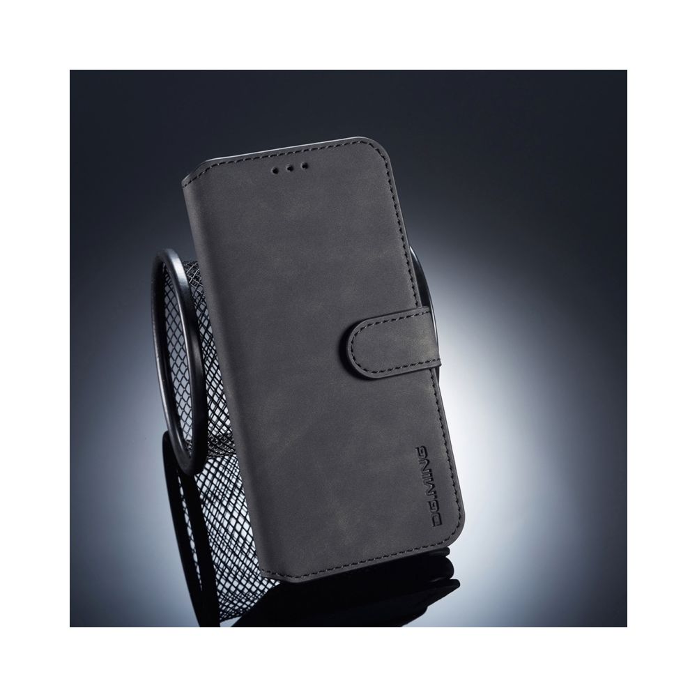 Wewoo - Housse Coque Étui à rabat horizontal côté huile pour Xiaomi Mi 8, avec porte-cartes (noir) - Coque, étui smartphone