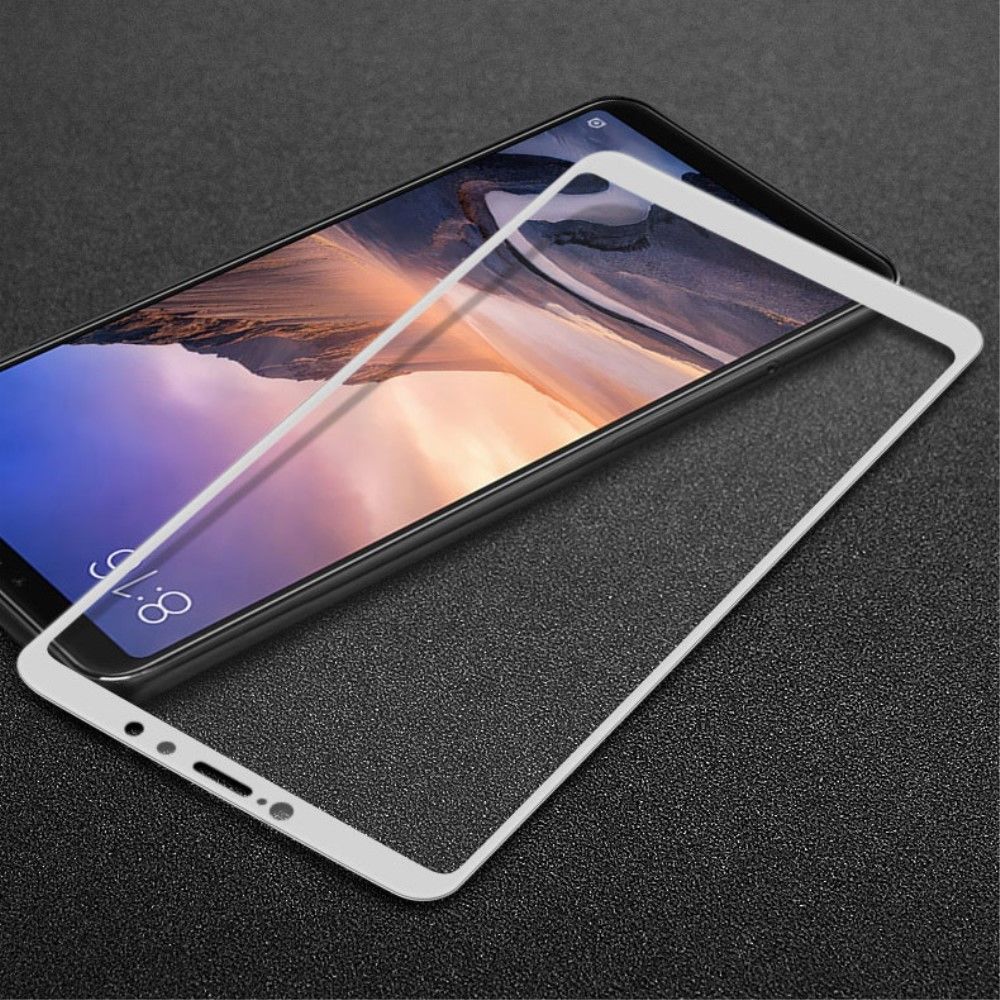 marque generique - Protecteur écran en verre trempé garde 9H couverture complète de couverture blanc pour votre Xiaomi Mi Max 3 - Autres accessoires smartphone