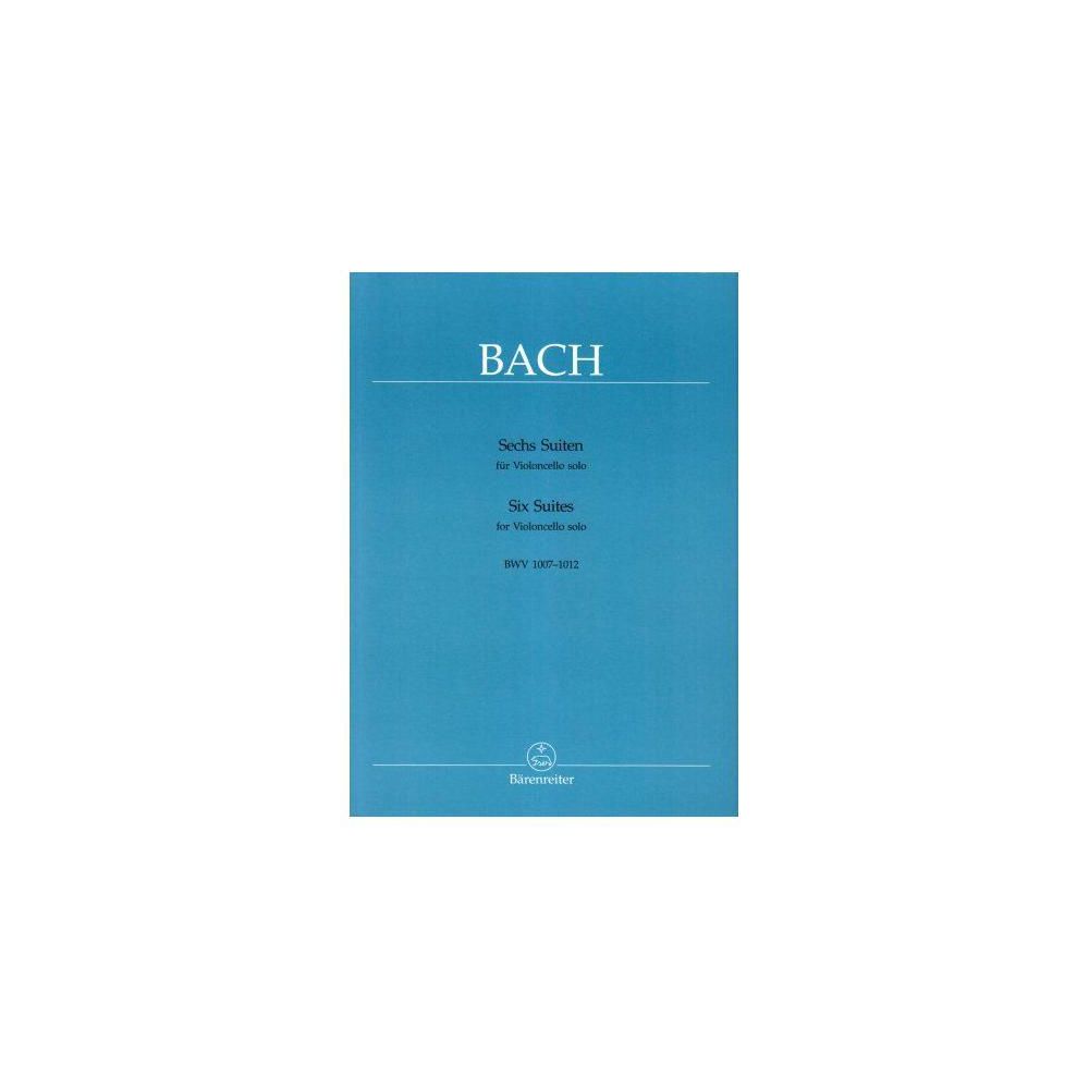 Barenreiter - Suites 6 BWV1007-1012 - Violoncelle - Méthodes pédagogiques