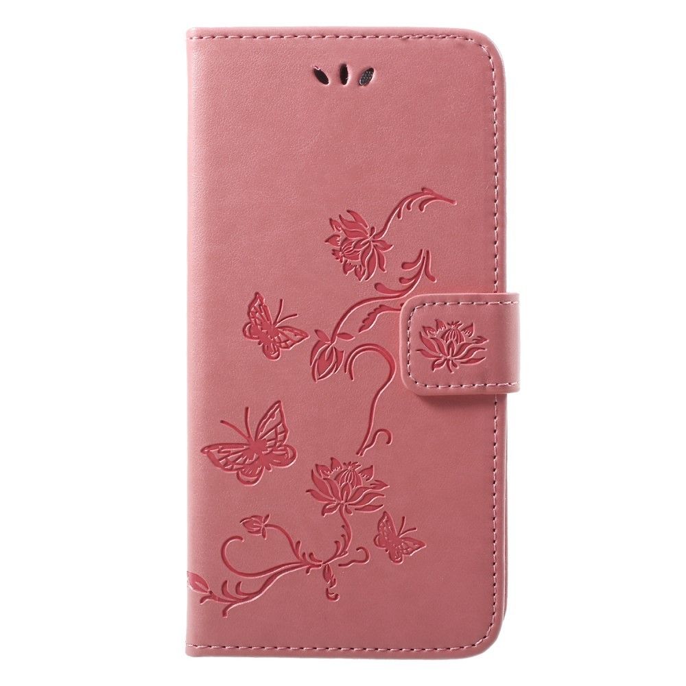 marque generique - Etui en PU  fleur papillon rose pour Huawei P20 - Autres accessoires smartphone